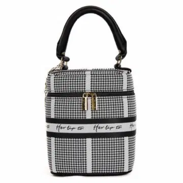 Herlipto Jacquard Vanity Bag silver 실버