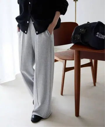 SLOBE IENA 쭈리 와이드 팬츠 36