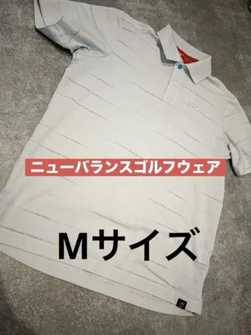 New Balance 스트라이프 폴로 셔츠 사이즈 4 뉴발란스