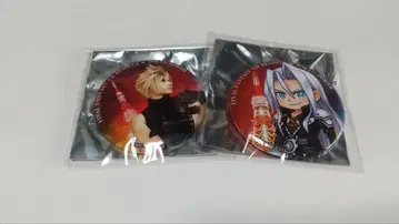 FFVII REBIRTH 도쿄 타워 캔뱃지 세피로스와 클라우드