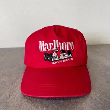 Marlboro 말보로 모자 캡 로고 90s 구제 의류 빨간색 15424