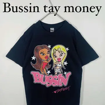 Bussin tay money 티셔츠 블랙 랩 힙합 M