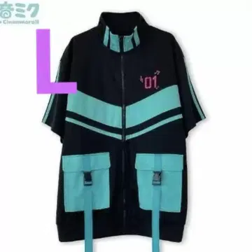 하츠네 미쿠 블루종 트랙 자켓 산리오 시나모롤 블랙 L