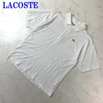 LACOSTE 라코스테 반팔 피케 셔츠 화이트 면 100% 3 C3747