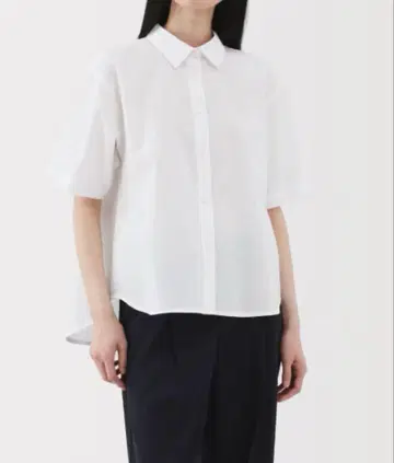 무인양품 냉감 레귤러 카라 반팔 셔츠