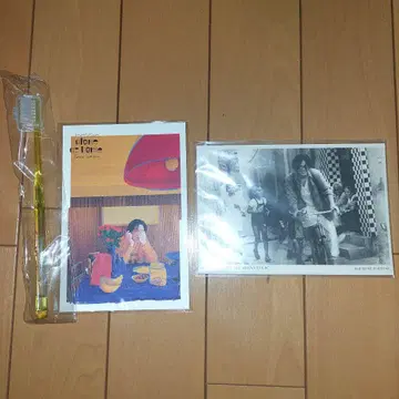 후지이 카제 AAHT 엽서, LASA 엽서 3장 세트, 칫솔