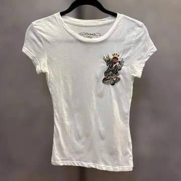 Ed Hardy 자수 디자인 티셔츠 XS
