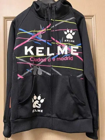 KELME 저리 후드티 상의 블랙