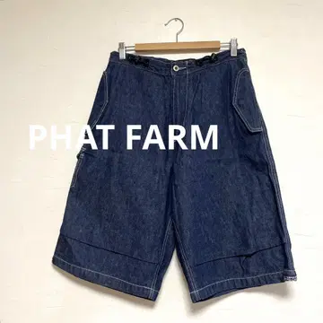 팻팻팻팻 PHATFARM 데님 하프 팬츠 숏 팬츠 32