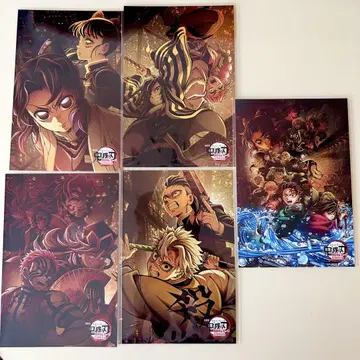 귀멸의 칼날 ufotable cafe to go 엽서 포스카