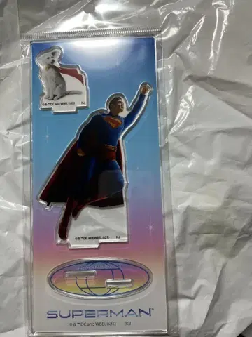 영화 '슈퍼맨' SUPERMAN (크립토) 극장 굿즈 아크릴 스탠드 B