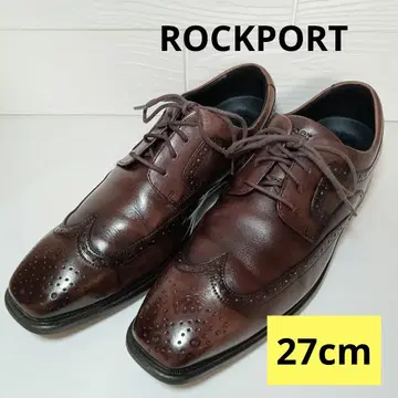 ROCKPORT 가죽 신발 남성용 27cm 브라운