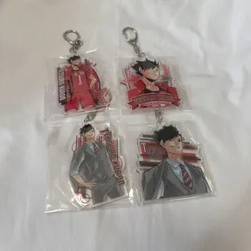 하이큐 쿠로오 테츠로 아크릴 키링 4종 세트 하이큐 전