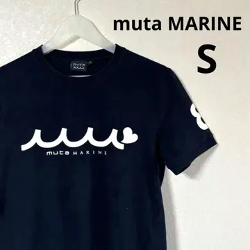 muta MARINE 무타 티셔츠 반팔 양면 프린트 네이비 S