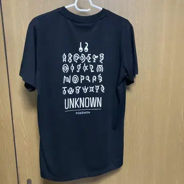 M 사이즈 티셔츠 안논 포켓몬 반팔 새상품 블랙