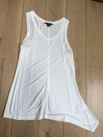 Armani Exchange 화이트 슬리브리스 S
