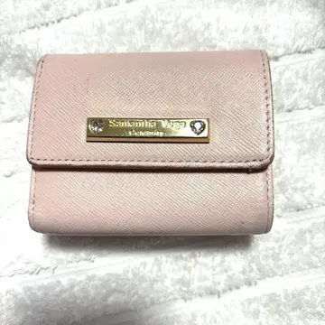 Samantha Vega Celebrity 3단 폴더형 지갑 핑크