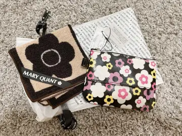 MARY QUANT 파우치 & 타월 세트