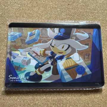 소닉 실버 아크릴 블록 SEGA 스토어 SONIC PICT