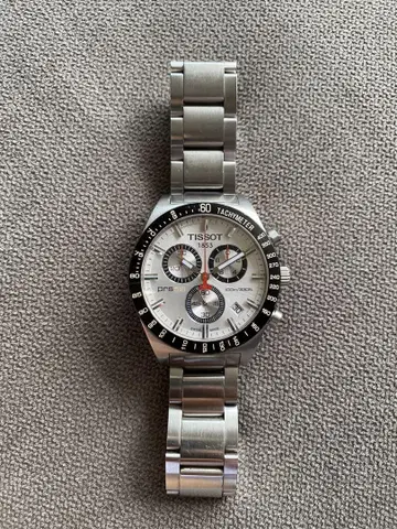 Tissot 크로노그래프 스테인리스 스틸 100m 방수