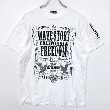 WAVE STORY 네오 시크 스타일 서핑 락 00년대 빈티지 티셔츠