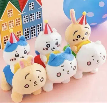 치이카와 랜드 피포포 봉제 인형 3개 세트 치이카와 하치와레 토끼
