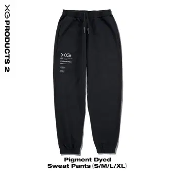 XG 굿즈 맨투맨 Pigment Dyed Sweat Pants