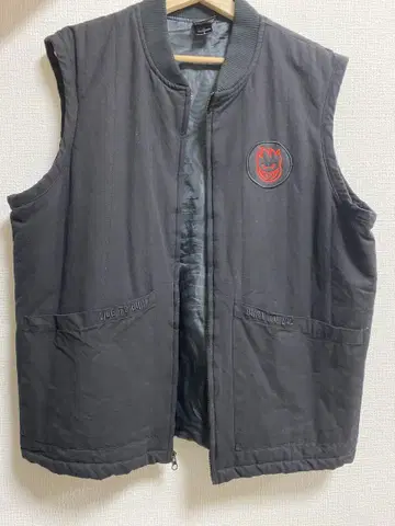 SPITFIRE 블랙 슬리브리스 베스트 L 사이즈