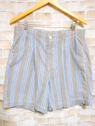 L.L.Bean 엘엘빈 80s USA제 스트라이프 패턴 하프 팬츠