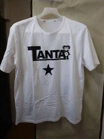 TANTA 곰 캐릭터 티셔츠 화이트