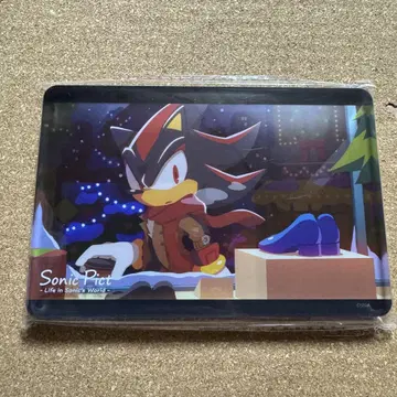 쉐도우 소닉 아크릴 블록 SEGA 스토어 SONIC PICT 세가