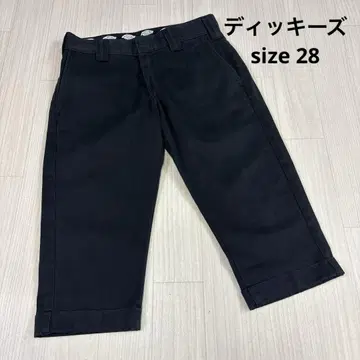 디키즈 워크 팬츠 크롭 기장 블랙 28