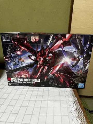HG 1/144 MSN-04II NIGHTINGALE 미조립 제품