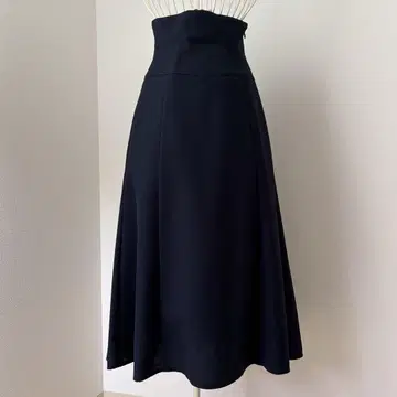 JILLbyJILLSTUART 코르셋 플레어 스커트 네이비 S 사이즈