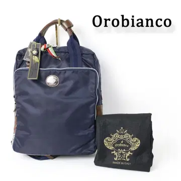 601 새상품 Orobianco 오로비안코 2WAY 비즈니스 백팩 네이비