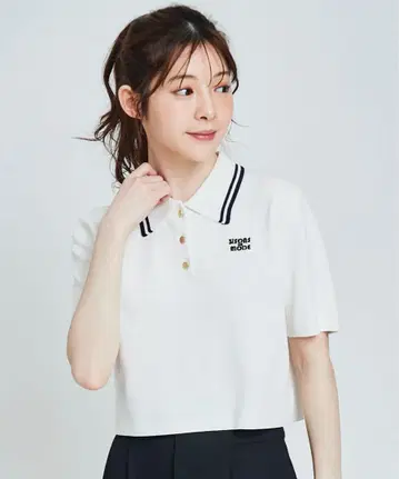 31 Sons de mode 로고 자수 폴로 니트