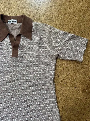 기하학 패턴 스키퍼 made in usa 70's 60's 브라운