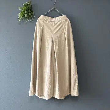 에시무 [XL] 새상품 허리밴딩 프론트턱 와이드 팬츠 이지 팬츠