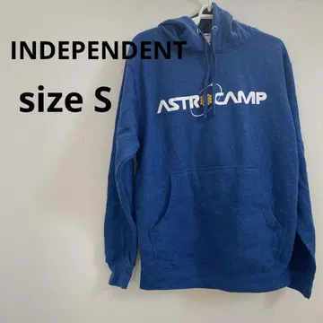 INDEPENDENT 인디펜던트 [S] 플리스 후드티 파랑