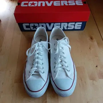새상품급 CONVERSE ALL STAR 화이트 스니커즈 캔버스