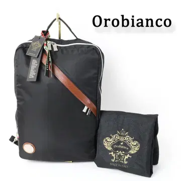 201 새상품 Orobianco 오로비안코 2WAY 비즈니스 백팩 블랙