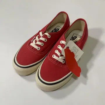 새상품 VANS style44 반스 애너하임 스니커즈 밑창 타임 레드