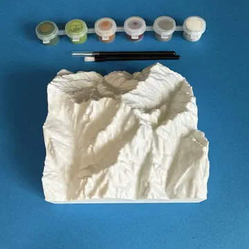 산악 모형 북 알프스 켄다케 화이트 모델 착색 세트 포함