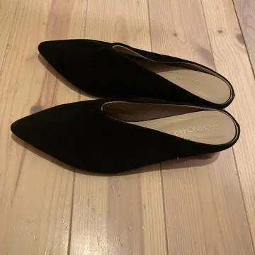 PECHINCHAR 블랙 스웨이드 스틸레토 샌들