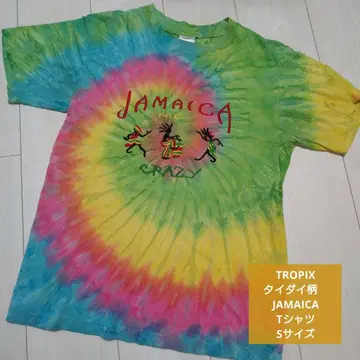 TROPIX 타이다이 패턴 JAMAICA 티셔츠 S 사이즈