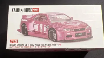 MINI GT 1/64 닛산 GT-R R34 가도 RACING 핑크