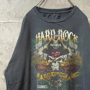 Hard Rock Cafe 해적 스컬 해골 락 티셔츠