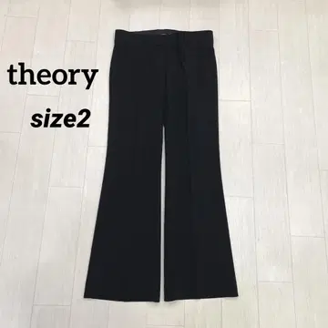 띠어리 theory 플레어 팬츠 2 블랙