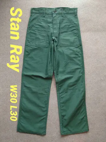 Stan Ray 카키 베이커 팬츠 made in USA