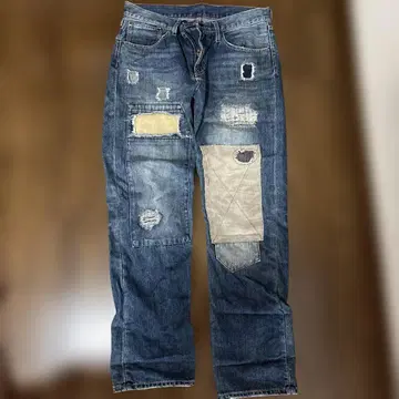 패치워크 디자인 데미지 진